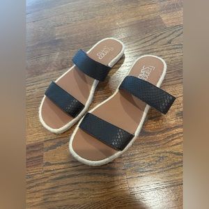 Franco Sarto Women's Posie 2 Espadrille Slide Sandal size 7